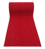 Abk Kıvırcık Kırmızı Paspas 100 cm x 7m Kaymaz Yolluk Kaydırmaz Halı (A.Kırmızı)