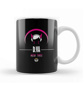 DVA Nerf This Overwatch Kupa Bardak Porselen
