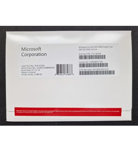 Microsoft Windows Server Standart 2025 English 16 Core EP2-25187