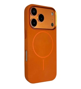 Joko Apple iPhone 17 Pro Max Luno Deri Magsafe Kapak - Turuncu