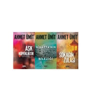 Ahmet Ümit 3 Kitap Set (Aşk Köpekliktir-Ninatta'nın Bileziği-Sokağın Zulası)