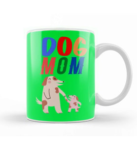 Funny Dog MOM Lover Gift For   Men Kupa Bardak Porselen