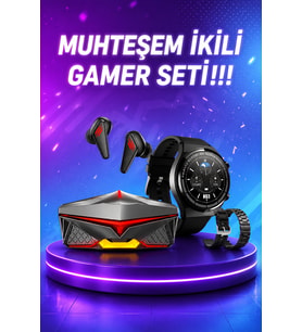 Anc Özellikli Bluetooth Kulaklık Ve Amoled Ekran Akıllı Saat Uyku Ve Sağlık Takibi Nabız Ölçer
