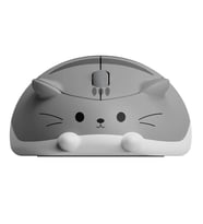 AKKO x Waigua Cat Grey Mimo Kablosuz Simetrik Mouse