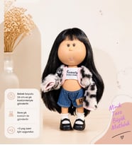 Mia Bebek-Hediyelik- 24 cm - Şık kostümlü- +3 yaş üzeri