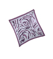 Mısırlı Eşarpları Soft Pamuk Geometrik Desenli Eşarp (Beyaz)