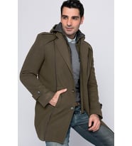 PLT8334 DEWBERRY ERKEK PALTO-HAKİ