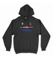Hollanda Euro 2020 Siyah Kapşonlu Sweatshirt Hoddie
