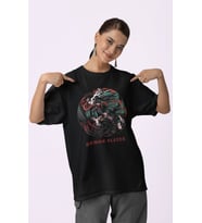 Demon Slayer Baskılı Unisex Oversize Anime Dizi Karakter Tişört