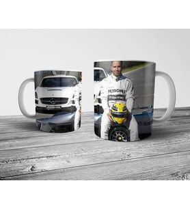 Pixxa Lewis Hamilton Mercedes Formula Kupa Bardak Model 1