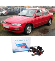 Kia Sephia Led Xenon Uzun + Kısa Far Ampulü H4 Ultimate Yeni Seri Beyaz 1992-2004