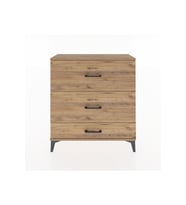 Arges Şifonyer 3 Çekmeceli 88x30x96 Çam-Çam