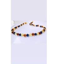 SERTİFİKALI ORİJİNAL KEHRİBAR BEBEK DİŞ KOLYESİ 32-33 cm 0-4 YAŞ