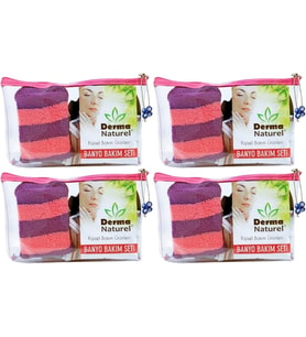 Derma Naturel Banyo Bakım Seti 4 Parça (4 Lü Set)