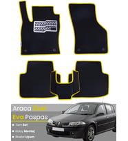 RENAULT MEGANE 2 HATCHBACK (2002-2008) Uyumlu EVA Paspas Tam Set–Oto Paspas,Araca Özel