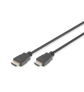 Digitus HDMI Kablo Altın Uçlu Siyah (5m) FHD