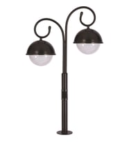 AVONNI BSU-68064-2BSY-OP Siyah Boyalı Dış Mekan Aydınlatma E27 Aluminyum Döküm Dip Polikarbon Cam 60cm