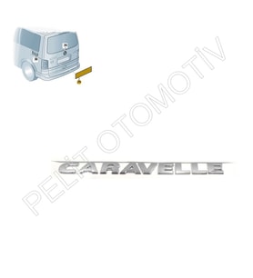 Volkswagen Bagaj Kapak Caravella Yazısı 7E9853687