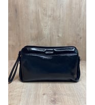 Clutch Çanta (Siyah Rugan)