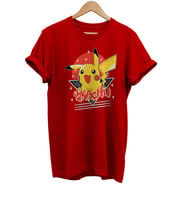 Pokémon Baskılı %100 Pamuk Oversize T-shirt Büyük Beden Tişört