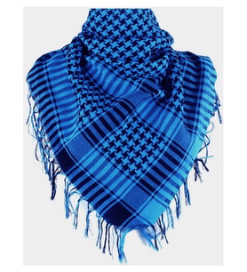 ARWOAN Unisex Poşu, Puşi, Keyfiye Şal (Açık Mavi)