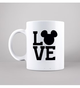 Aşk Love Sevgili Tasarımlı Kupa