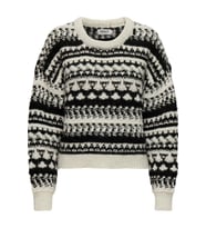 ONLALAIA LIFE LS O-NECK PRM KNT (Beyaz)
