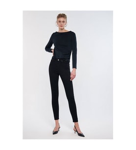 Mavi Serenay Gold Shape Siyah Kadın Jean Pantolon M100980-35248