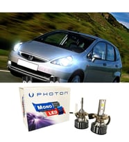 Honda Jazz Led Xenon Uzun + Kısa Far Ampulü H4 Mono Yeni Seri Beyaz