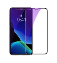 Baseus İPhone XS-X 5.5 Ekran Koruyucu Full Anti Blue Light Tempered Cam Ekran Koruy - SSSSSS3873-1