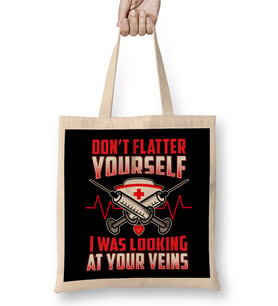 Don t Flatter Yourself I Was Looking At Your Veins Bez Çanta Uzun Saplı