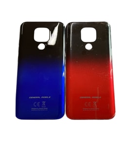 General Mobile GM20 Kasa Kapak-Yan Tuşlar (Kırmızı-Siyah)