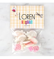 Crafts Pembe 8'Li Düğme - 3025