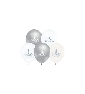 Unıcorn Krom Baskılı 12" Balon