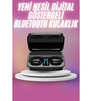 Kablosuz Bluetooth Kulaklık Android Ve İos Uyumlu Led Göstergeli Powerbankli