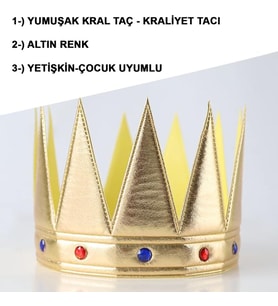 River World Çocuk Yetişkin Uyumlu Kraliye Tacı