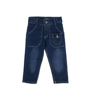 Küçük Kargo Cepli Erkek Çocuk Kot Pantolon/Jeans