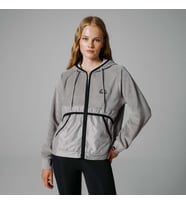 Ellesse Fermuarlı Kapüşonlu Kadın Gri Ceket EF188