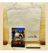 Salvador Dali Set 7 - Defter-Kalem-Kanvas Çanta 3