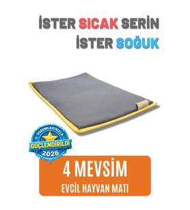 Çok Yönlü 60x40 cm Kedi/Köpek Matı, Her Mevsim Rahatlık