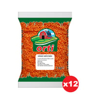 Orti Kırmızı Mercimek 1 Kg. x 12 Adet