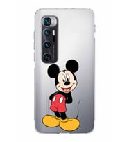 Xiaomi  Mi 10 Ultra  Kamera Korumalı Kapak Mickey Mouse Tasarımlı Şeffaf  Kılıf