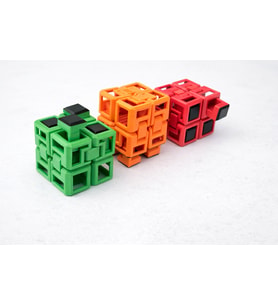 3D Baskı Infinity Cube – Katlanabilir Zeka Oyuncağı – Stres Giderici Masa Oyuncağı