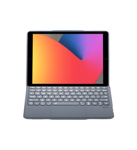 T5506D 10.2 (9.Nesil) Palermo Ledli Klavyeli Standlı Kılıfı - Siyah