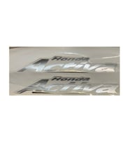 Honda Activa Yan Kapak Arma Sticker Gri