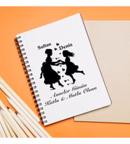 Anneler Günü Tasarımlı Defter Kişiye Özel