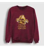 Presmono Unisex Bordo Skull Bring Me The Horizon Sweatshirt 21178tt (Bordo)