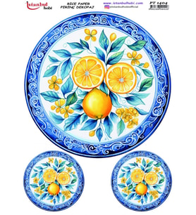 İstanbul Hobi Limon Desenli Pirinç Dekopaj pt1404