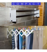 COMPACT ÇAMAŞIR KURUTMA ASKISI 85 cm 9 ASKILI 7,65 METRE ASKI ALANI