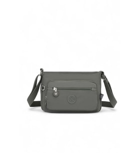 Smart Bags Krinkıl Koyu Gri Kadın Çapraz Askılı Çanta SMB 3270